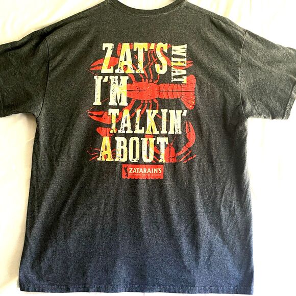 Zatarain's Logo Crayfish Graphic Short Sleeve  XL ZAT’S WHAT I’M TALKIN’ ABOUT - Picture 1 of 6